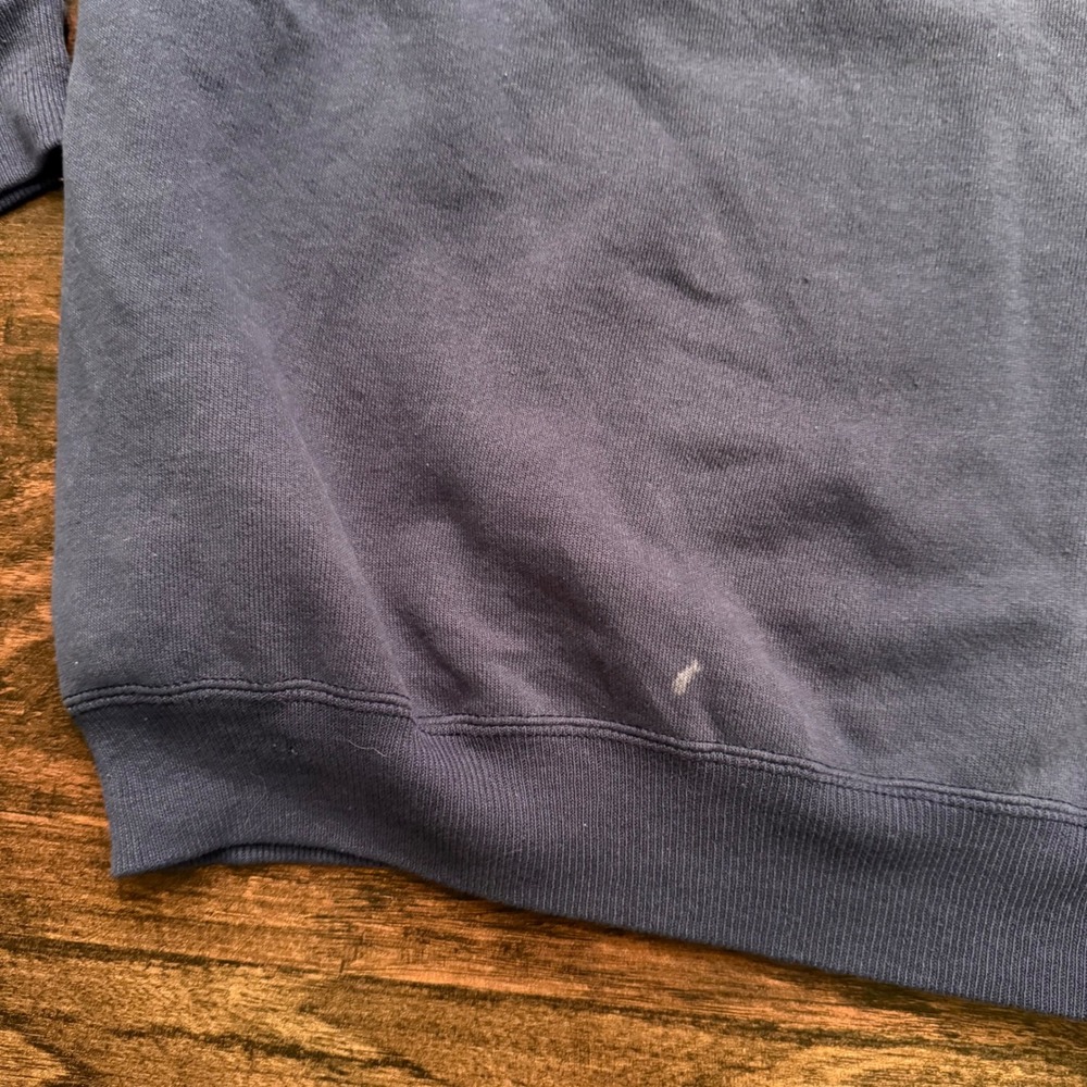 VINTAGE 90s SLAP MAGAZINE SWEATSHIRT CREWNECK BLUE SKATE TEE MEN'S S/M - Picture 9 of 12